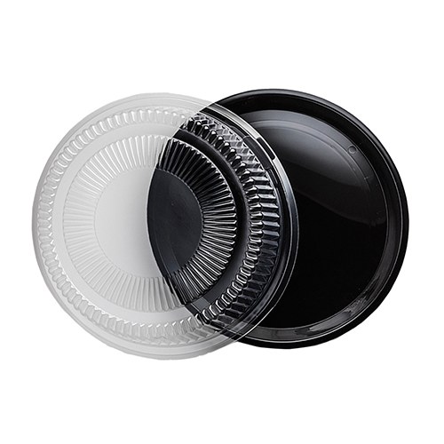 Tray w Lid Set 16in Blk