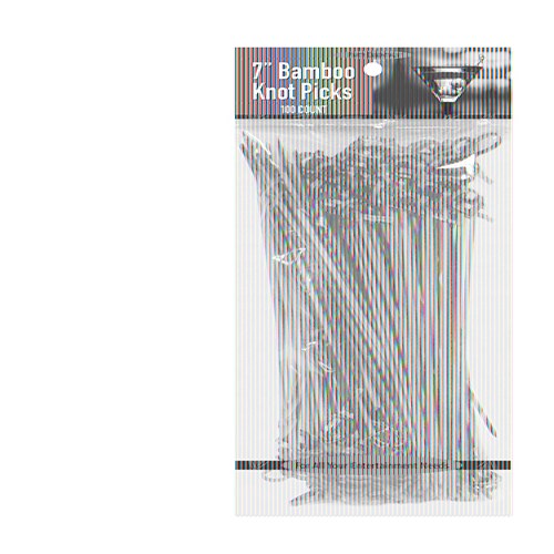 Picks Bamboo Knot 7in 100ct