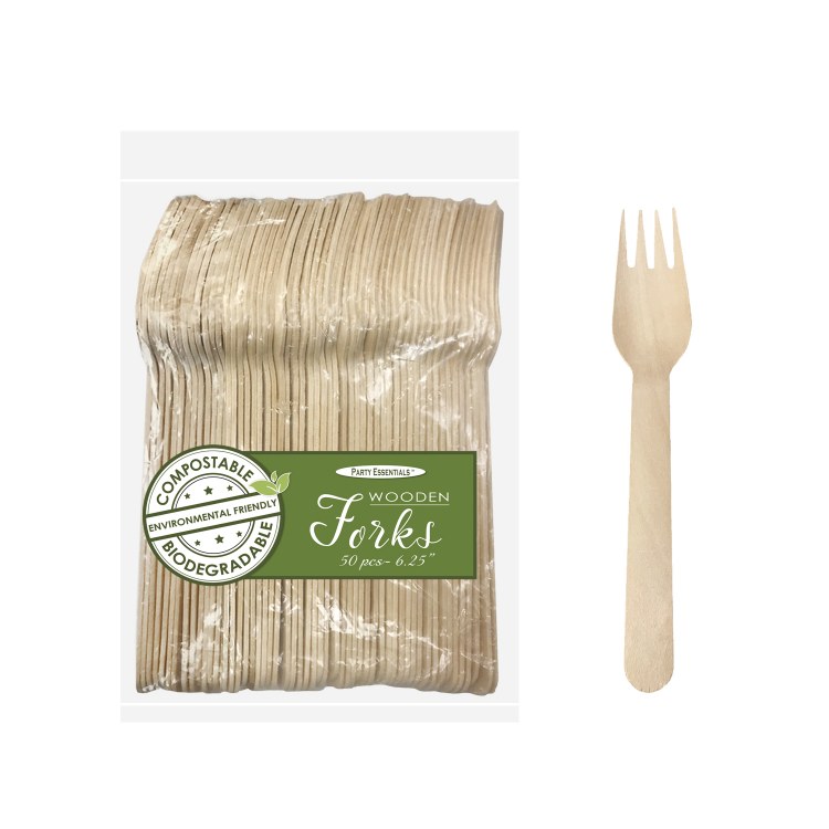 Forks Wooden 50ct