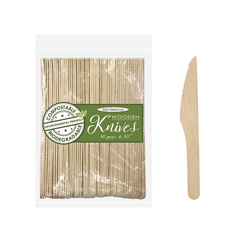 Knives Wooden 50ct