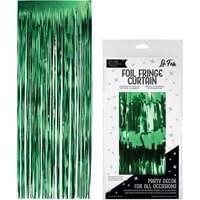 Foil Door Curtain Green