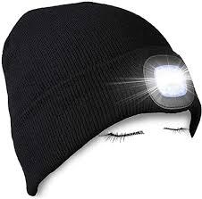 Headlamp Beanie - Black