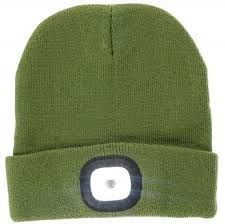 Headlamp Beanie - Olive