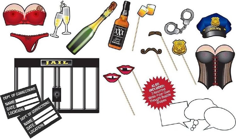 Bad Bad Girl Photo Props