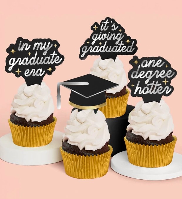 Graduation CupcakeToppers 24pk