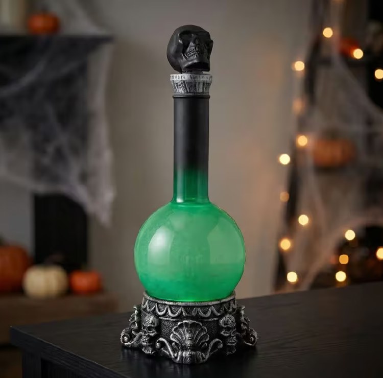 Potion Bottle Light Up Green