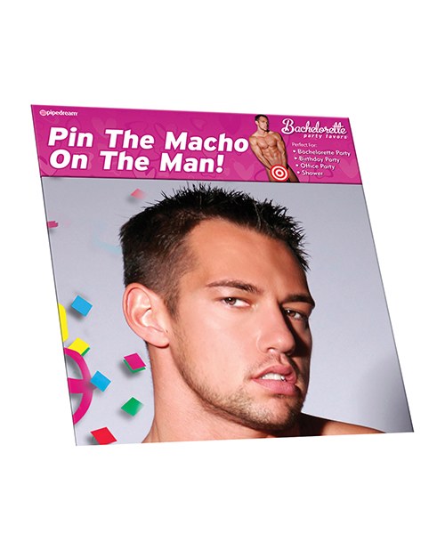 Pin The Macho On The Man Game