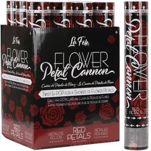 Cannon Red Flower Petal 12"