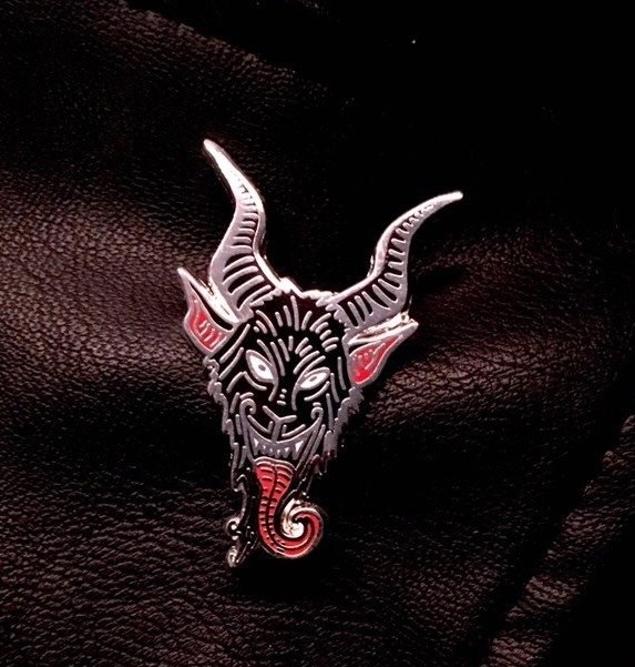 Pin Krampus Head