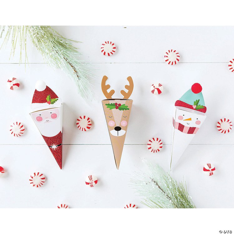 Holly Jolly Favor Boxes ~ 10 Pack