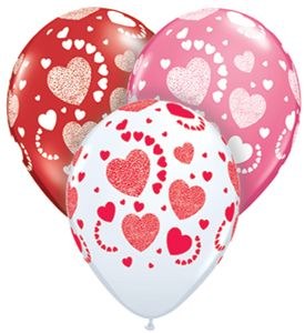 Blln 11' Etched Heart Asst