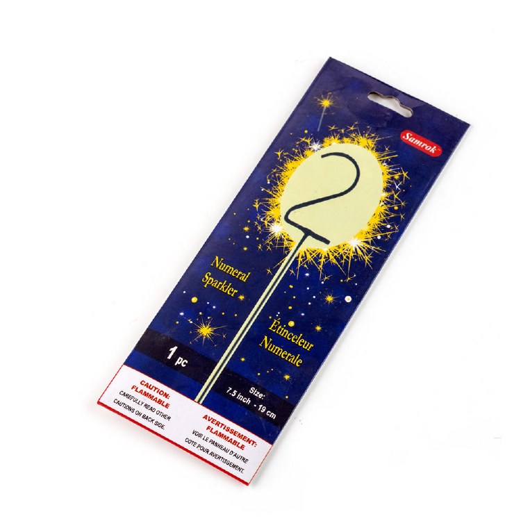 Sparkler #2 Numeral