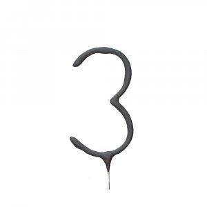 Sparkler #3 Numeral