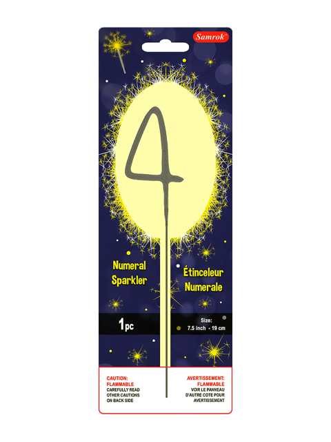 Sparkler #4 Numeral