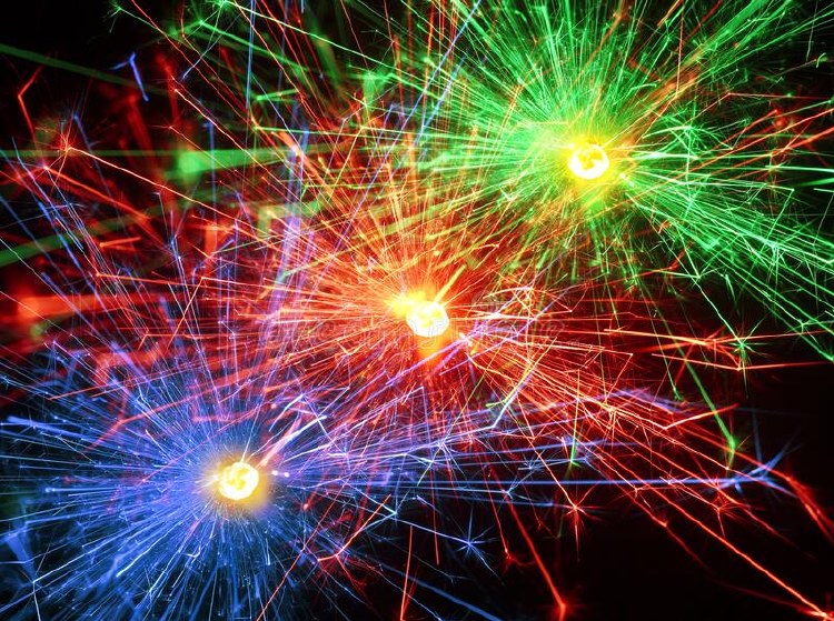 Sparklers 10" Colored 8pk