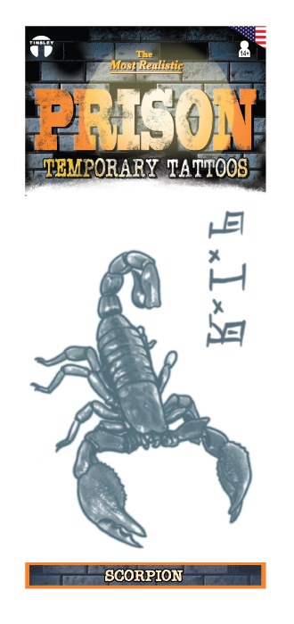 Prison Tattoo Scorpion - Champion Party Supply