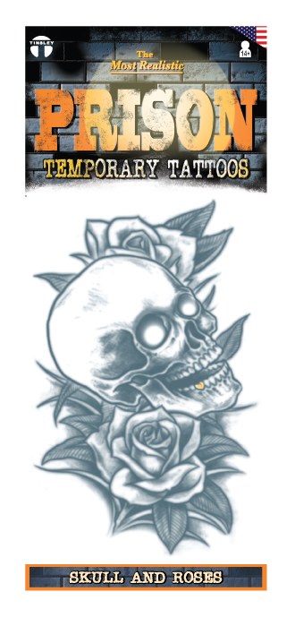 Tattoo Prison Skull &amp; Roses