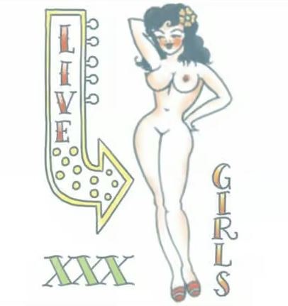 Tattoo Girlfriend 1950's