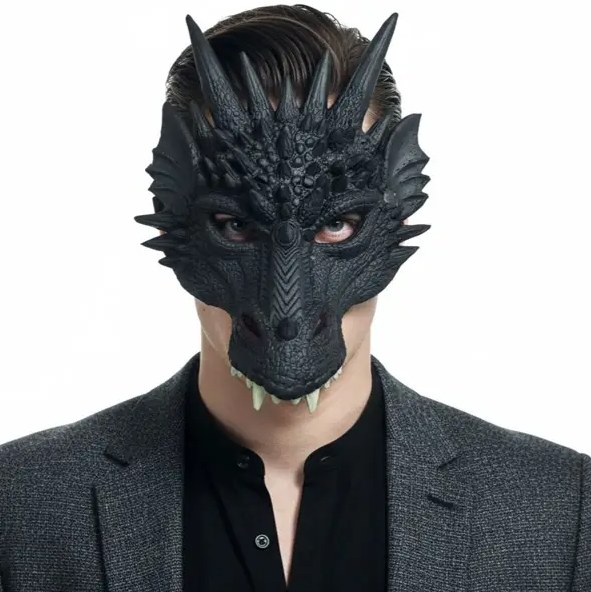 Mask Dragon Black
