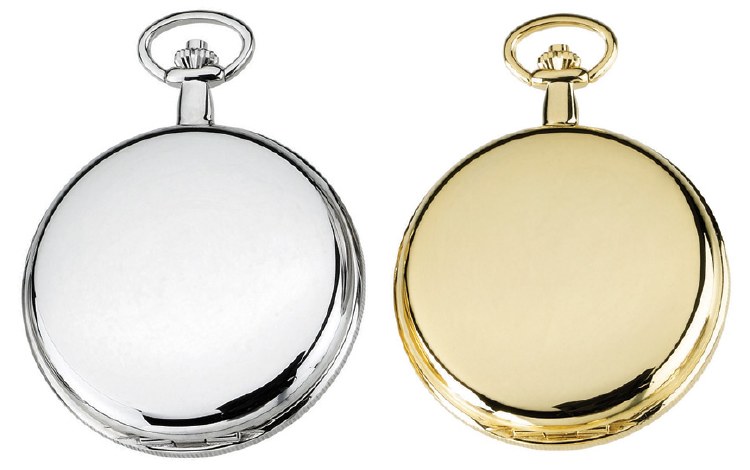 Pocket Watch Gld/Slv Assorted