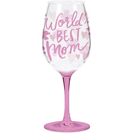 Worlds Best Mom Wine Glass
