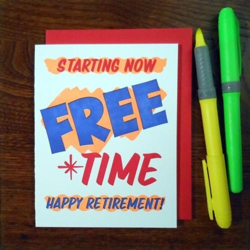 Card Retirement FREE TIME