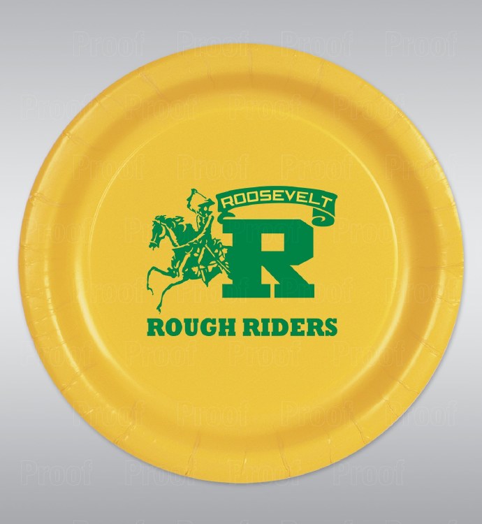Roosevelt Rough Riders 9" Plates 8ct