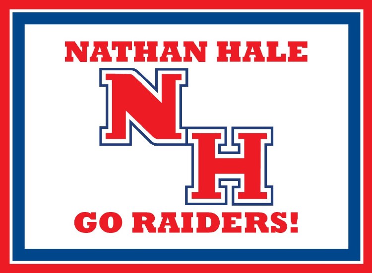 Nathan Hale Raiders Yard Sign 15.5" x 11.5"