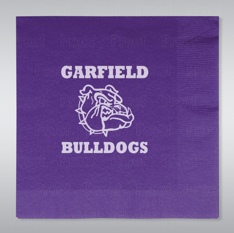 Garfield Bulldogs Lunch Napkins 16ct