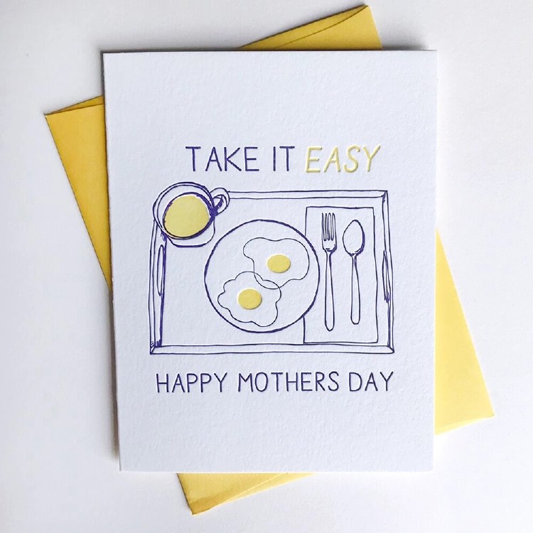 Card Take It Easy Mother's Day