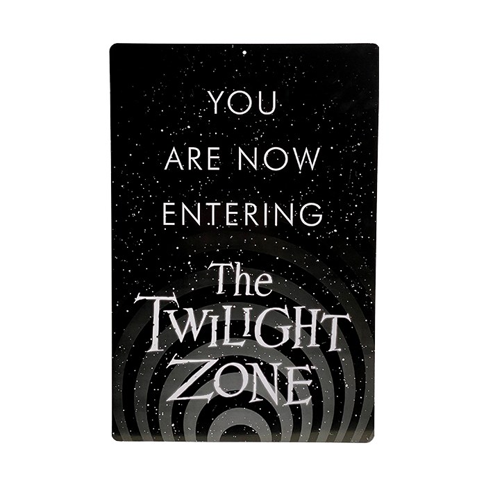 Sign Metal Twilight Zone