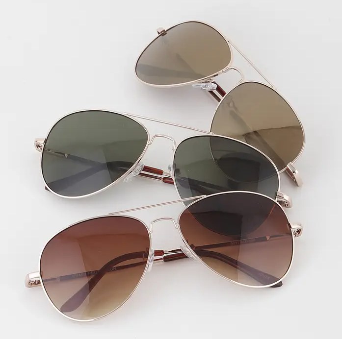 Sunglasses Aviator Color Asst