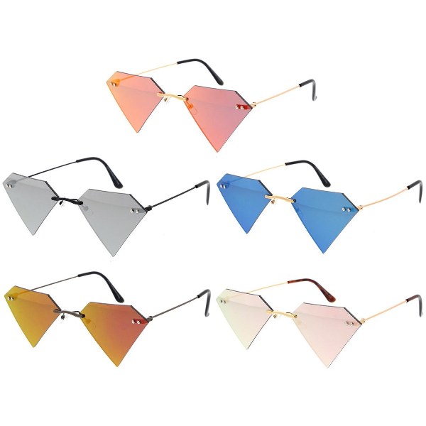 Glasses Diamond Cut Frameless