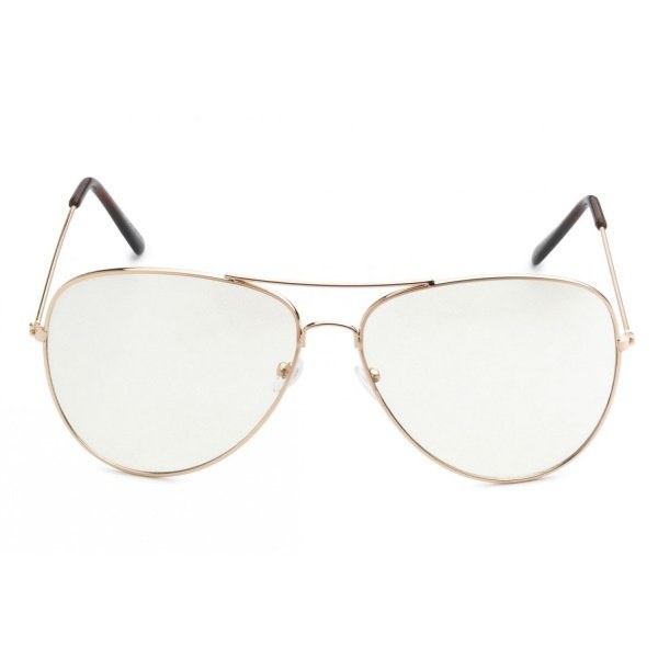 Glasses AviatorGoldClearLensXL