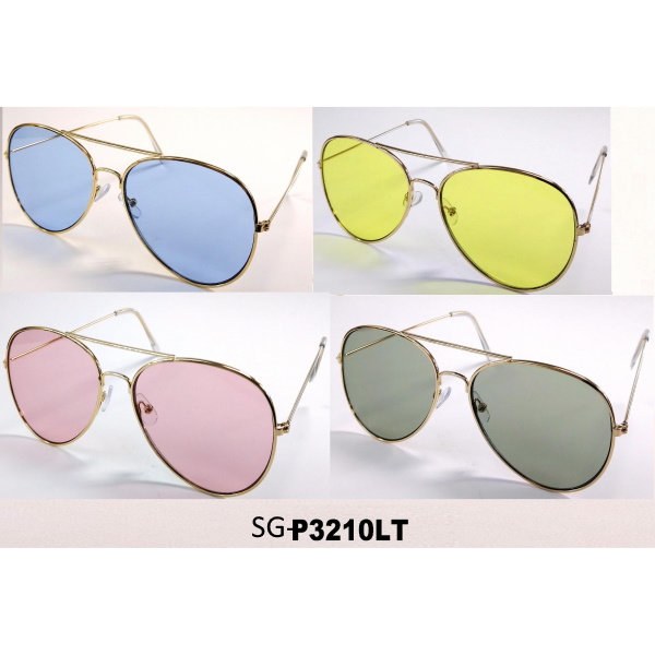 Glasses AviatorColorLens Asst