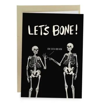 Card Let's Bone! Skeletons