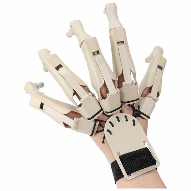 Glove Adult White Articulating