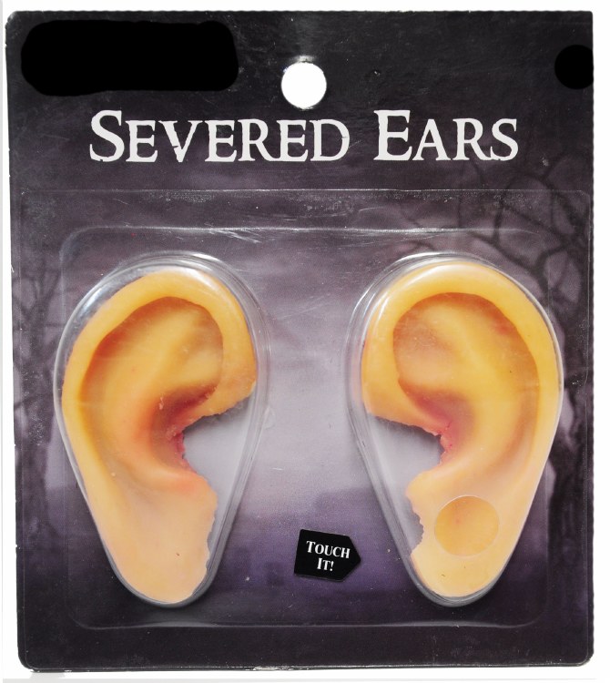 Ears Severed Realistic 2pk