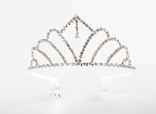 Tiara Rhinestone Silver 8S