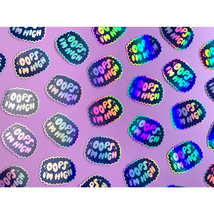 Sticker Oops I'm High