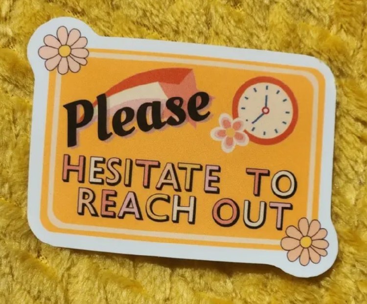 Sticker Please Hesitate