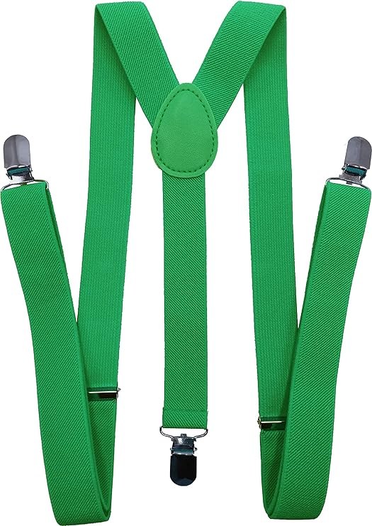 Suspenders Green