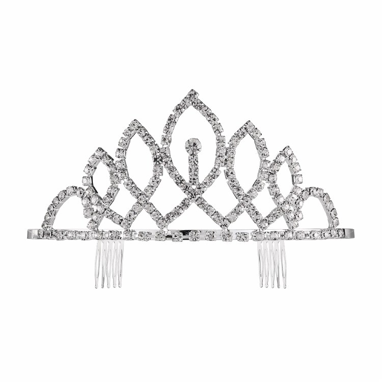Tiara Silver Rhinestone 2S