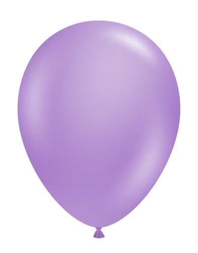Tuftex 11" Uninflated Latex • 100 Count Bag • Purple, Lavender