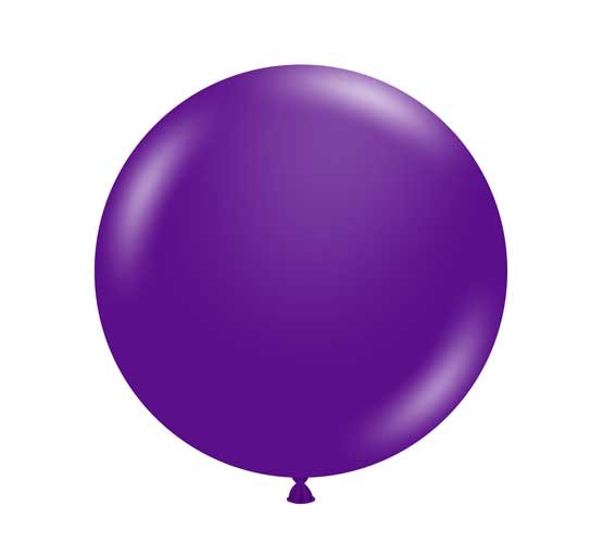 Tuftex 36" Uninflated Latex • 1 Count • Purple, Plum