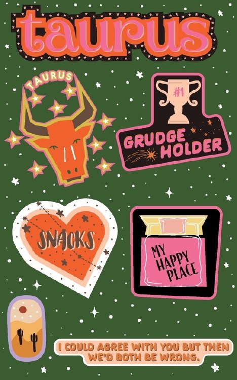 Stickers Astrology Taurus