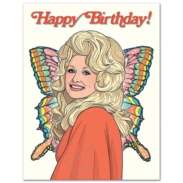Dolly Parton Happy Birthday Card