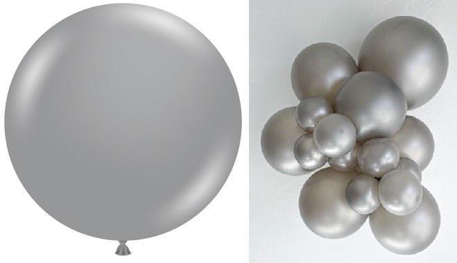 BllnBag 24" Metallic Silver