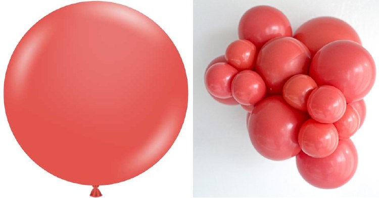 30" Mega Jumbo Latex Helium Balloon • Pink, Aloha