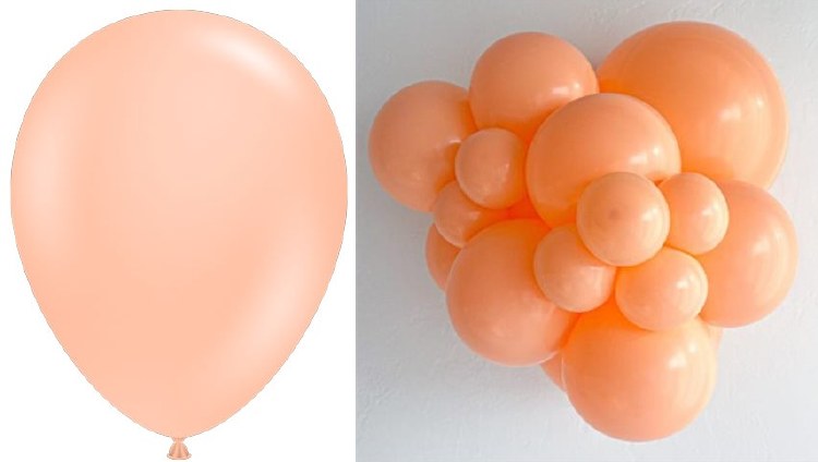 Tuftex 11" Uninflated Latex • 100 Count Bag • Pink, Cheeky